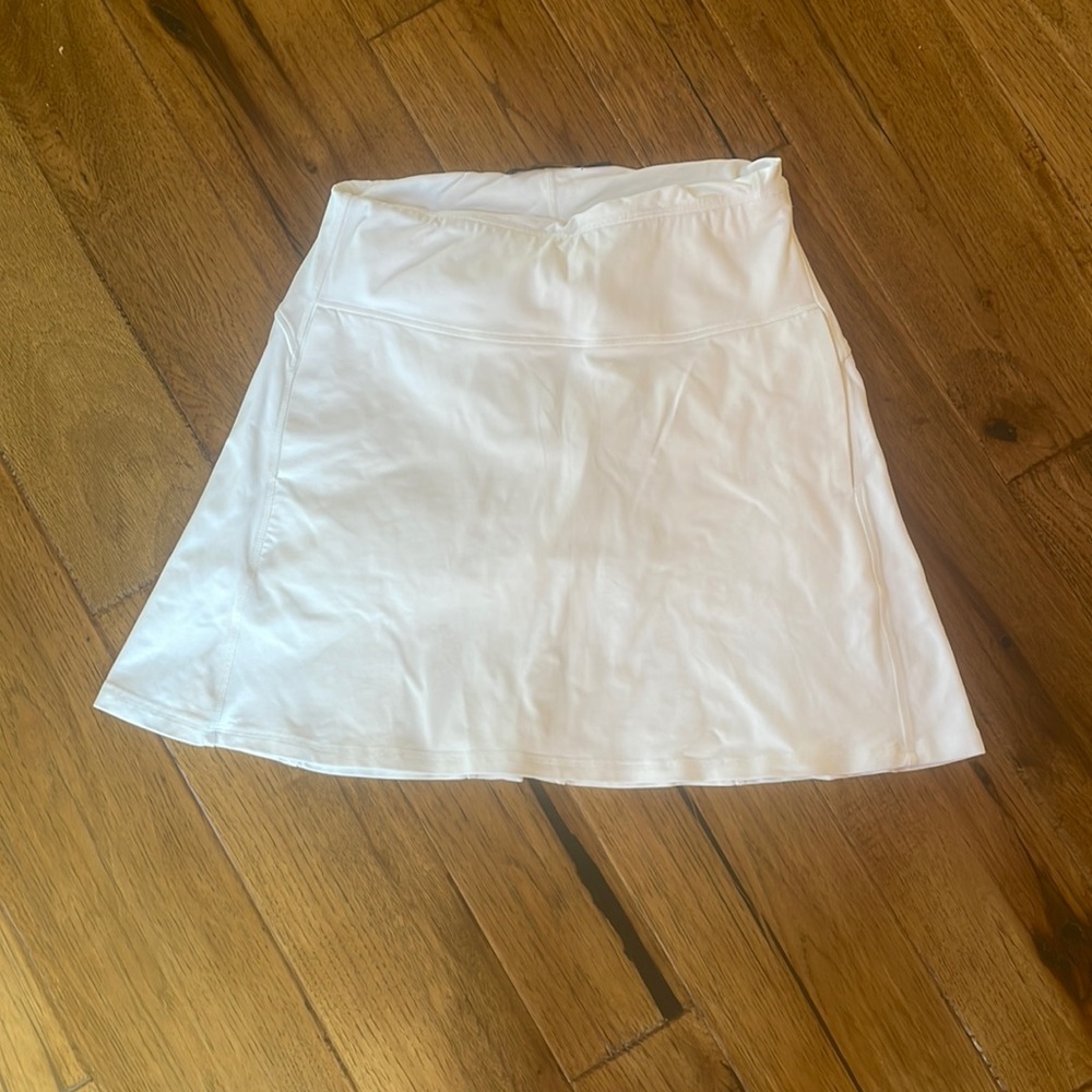 Polo Ralph Lauren Golf Four Way Stretch Pleated Skort Womans S White Golf Skort